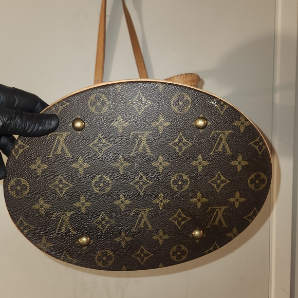 Louis Vuitton Brown Monogram Tote Bag - Picture 2 of 7